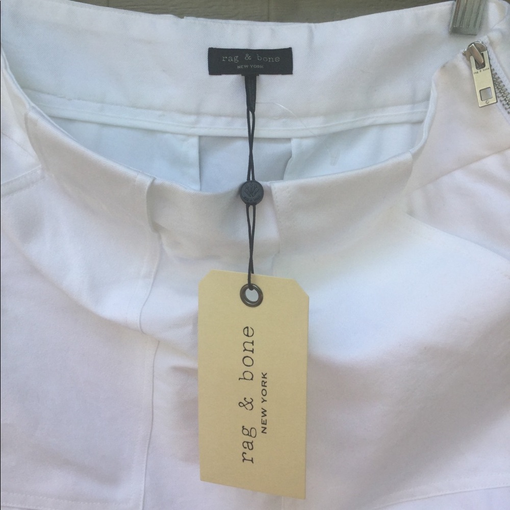 NWT Rag & Bone Wades White Mini Skirt - Picture 8 of 8